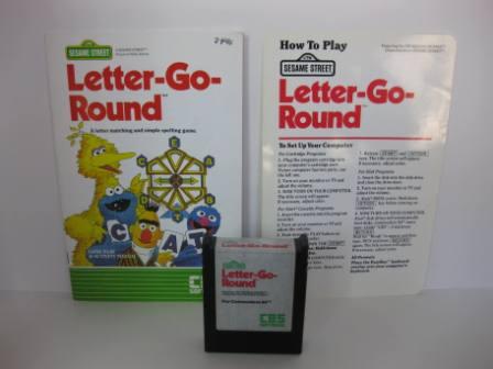 Letter-Go-Round (w/ Manual) - Commodore 64 Game